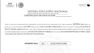 Créditos: SEP